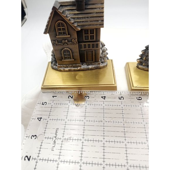 Gold Holiday House Stocking Holders - Picture 8 of 8